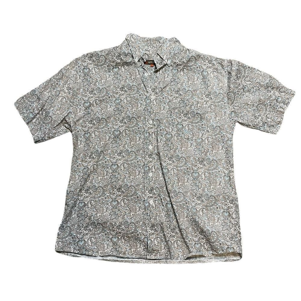 ROPER Short Sleeve Button Down Western Shirt Size Large